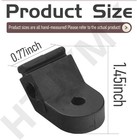 8 Pack 5095202 Rubber Pump Feet Replacement Parts  Black  Compatible With    
