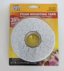 Super Glue Pre Cut Foam Mounting Double Sided Tape 7 5 Feet  Ea Roll 2 Packages