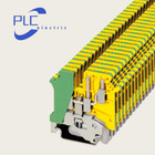 1923076 10pcs New Phoenix Uk 5-twin-pe Ground Terminal 2ports Yellow And Green