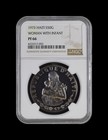 Haiti  1973  50 Gourdes  Silver - Ngc Pf66 - Woman   Child  Rare