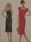 Amazing Vtg 80s Vogue 7682 Misses Blouson Dress In 3 Looks Pattern 12 34b