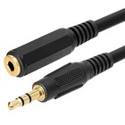 2 Pack 3 5mm Extension Cable 3 Feet 1 8  Aux Male To Female Stereo Cord Extender