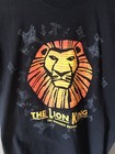 Disney The Lion King Broadway Musical T-shirt London Black Size Medium Black