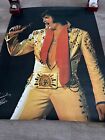 Elvis Presley Concert Poster 1972 Red Lion Suit 22    X 28    All Star Shows Rare   