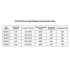 6000v 200   silicone Cable High Voltage  High Temperature Wire 14 16 18 20 22 Awg