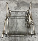 Wheeler   Wilson Treadle Sewing Machine Cast Iron Base Stand Table Gold Antique