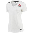 Reebok Ufc Fight Night Walkout White Tee Shirt Women s Size Xl Dm5162 New Nwt