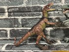 2 Jurassic World Amber Collection Tiger   Delta Velociraptor Dinosaur Figure Euc