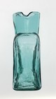 Vintage Blenko Handmade Glass 384 Water Bottle In Antique Green