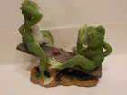 George S  Chen Imports 2 Frogs On Seesaw Garden Decoration Med  Size