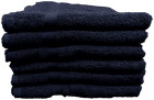 2 Piece Bath Towel Set   100  Cotton   24 X 50   Solid Navy Blue