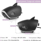 6w Silent Aquarium Air Pump - 160gph Large Air Volume Fish Aerator  Adjustable O