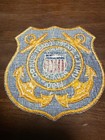 Vintage Us Coast Guard 1790 Cut Edge Twill Patch