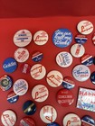 Largelot Vintage Political Campaign Pinback Buttons Presidential Local 100 mixed