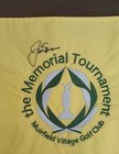 Jack Nicklaus Signed Memorial Flag Pga  6 X Masters Champion