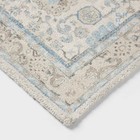 24 x36  Oversized Medallion Bath Rug Cream - Threshold