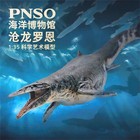 Pnso 1 35 Mosasaurus Figure Adult Kids Dinosaur Model Collections Gift Toys