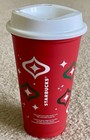 New Starbucks 2023 Christmas Holiday Red Reusable 16 Oz  Cup