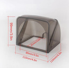 1pc 86 Type Outdoor Socket Waterproof Cover Rainproof Electrical Outlet Box