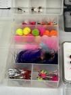Vintage Lot Of 124 Fly Fishing Flies And Fly Boxes