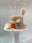 10 Pack 2oz Custom Elegant Honey Jar Party Favors   Honey Wedding Favors  Bridal
