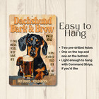 Dachshund Beer Bar Sign Bark   Brew Wiener Dog Funny Metal Tin Decor Wall Art
