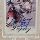 Wayne Gretzky Signed Hockey Card 1999 Victory Legacy 99 Autograph