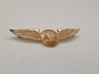 Gold Toned American Airlines Wings  Aa Flight Crew Uniform Pin