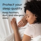 Premium 4 Pack Pillow Protectors With Zipper  Premium Cotton  pick Size 