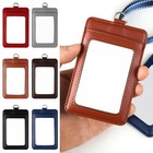 Office Three Card Position Key Chain Card Badge Holder Id Name Tag Same Day        