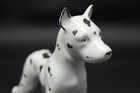 Vintage Erphila Germany Black White Great Dane Dalmatian Porcelain Figurine 5 