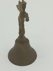 Vintage Brass Pegasus Bell Winged Horse Handle Dinner Table 5  1 2 H X 2  1 2 W