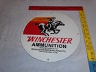 Vintage Winchester Repeating Arms Co Ammunition 11 3 4  Porcelain Metal Gun Sign