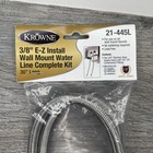 Krowne 21-445l E-z Install 30  Wall Mount Faucet Water Line Kit - 3 8  Dia 