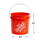 2 Gal  Orange Paint Bucket