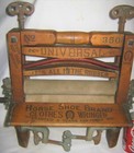 Antique Country Horse Shoe Wood Cast Iron Universal Wash Clothes Wringer Tool Us