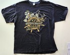 Dropkick Murphys Shipping Up To Boston 2 Sided Shirt Skeleton Ship Punk Irish 