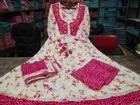 Indian Women Designer Kurta Palazzo Dupatta Set Readymade Salwar Kameez Suit Set