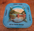 Stoner s Tavern 1960 s Hippie Metal Ashtray Retro Vintage Fishing Bar Beer Decor