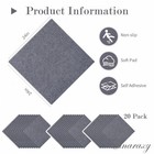 Peel And Stick Carpet Floor Tiles 24x24 Inch  20 Pack Tile Carpet Squares  4 5mm