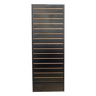 Black 20  x20  x54   Revolving Slatwall Floor Display Rotating Cube Tower 4sided
