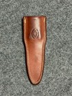 Johnson   s Leather Casselberry Fl Knife Sheath Brown Tan Metal Belt Clip Randall