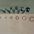 Steel Craft Japan - Seeder Stamps  6-piece Set  Leather Stamping Tools 