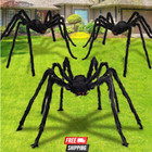 Giant Spider Decoration Realistic Furry Spider For Indoor Outdoor 75cm