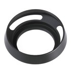 Black Metal 40 5mm Thread Curved Vented Dslr Camera Lens Hood For Leica Sony Us