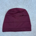 Elegant Red Turban Headwrap With Double Rose Embellishment New