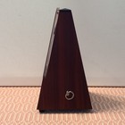 Wittner 804k Mechanical Analog Metronome Walnut Finish Plastic Cover Works