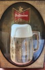 Vintage1970s Budweiser Light-up Back Bar Sign Beer Mug Design Breweriana