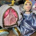 Disney Store Cinderella Plush Doll Carriage Transforming Pumpkin New