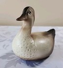 Roselane Usa Pottery Duck Brown   Tan Mint Condition Vintage